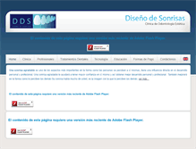 Tablet Screenshot of disenodesonrisas.cl